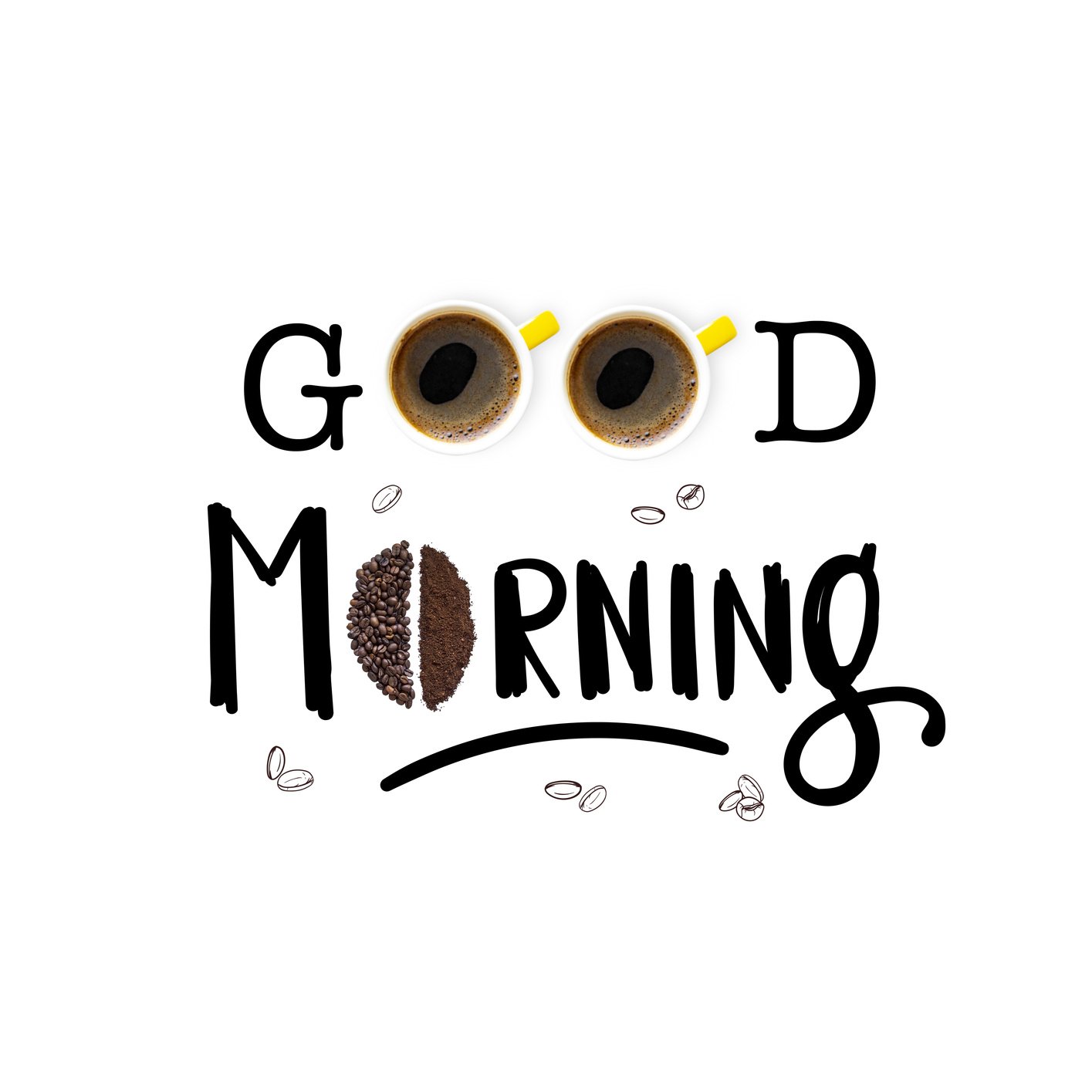 Good morning- lettering